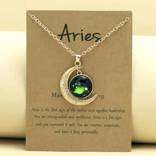 ARIES Moon Pendant