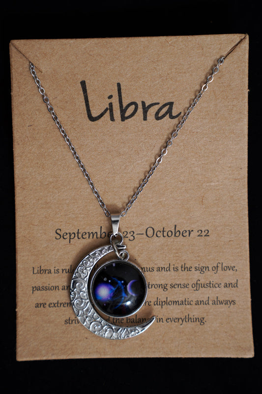 LIBRA Moon Pendant