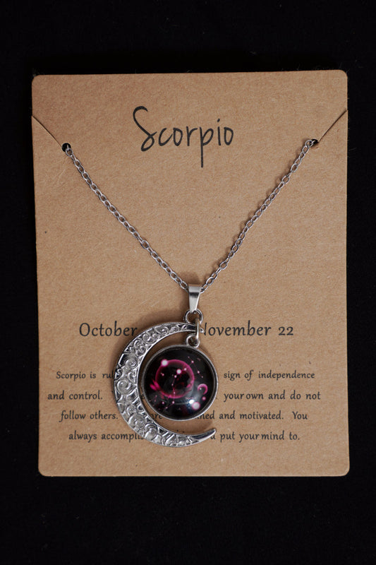 SCORPIO Moon Pendant