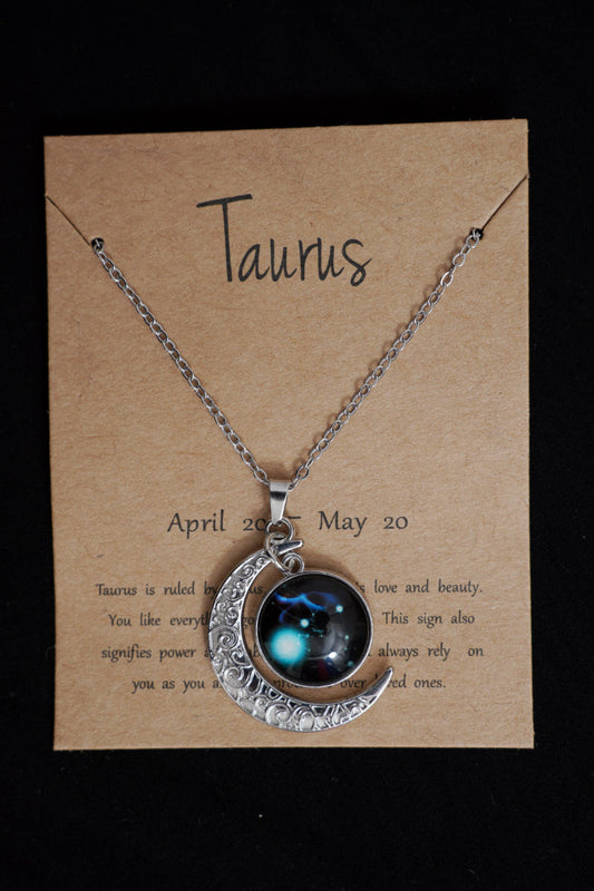 TAURUS Moon Pendant